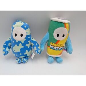 Fall Guys Plush Fish Skin Wave Banana Water Lot 8 Inch Basic Fun 2024 Stuffed